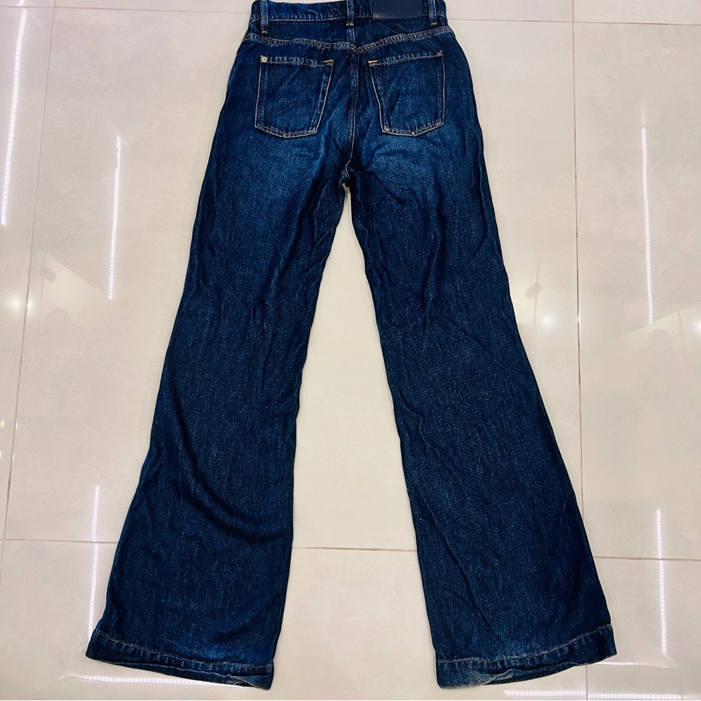 7 for all mankind Modern DOJO Tailorless Trouser Jean Poppy - Picture 6 of 10